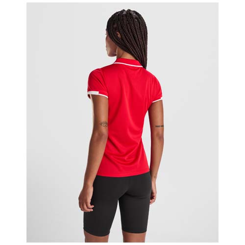 Tamil sportowa koszulka damska polo z krótkim rękawem Granatowy-Biały R04098S1 (8)