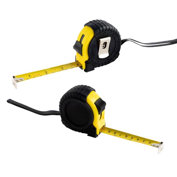 Taśma do mierzenia 5m w plastikowym opakowaniu / Metrics Żółty IP34007122 (1)