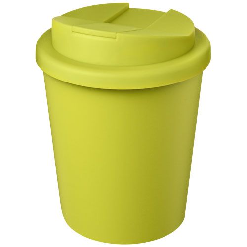 Kubek Americano® Espresso Eco z recyklingu o pojemności 250 ml z pokrywą odporną na zalanie  Limonkowy 21045563 