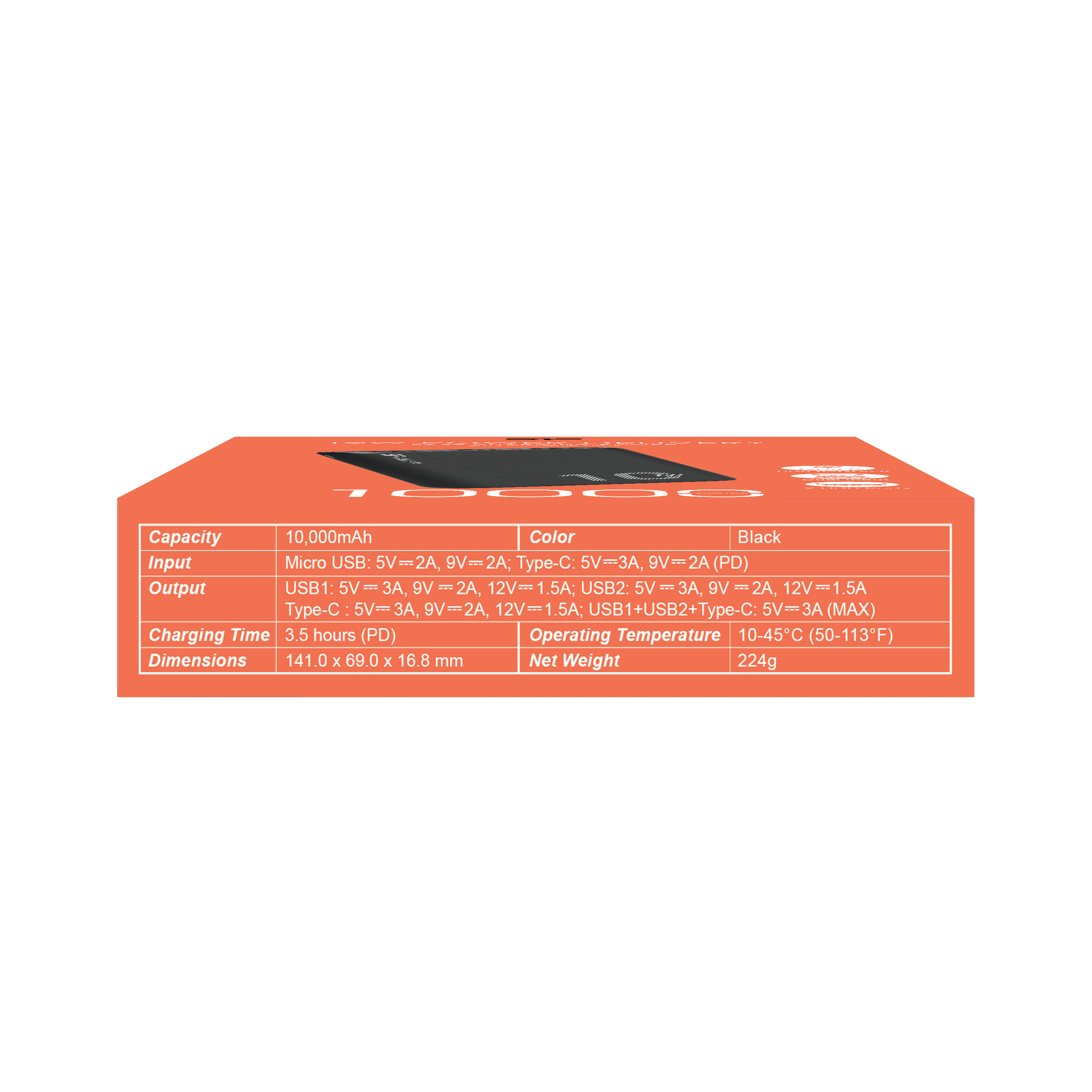 POWER BANK QP15 10000 MAH SILICON POWER Czarny EG833103 (6)