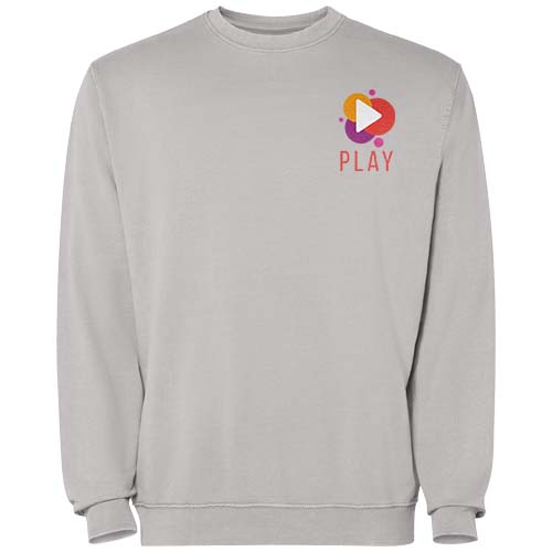 Jaya sweter unisex z okrągłym dekoltem Szary R2203E10 (1)