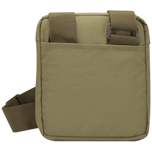 Arca - torba typu crossbody (przewieszana na ukos), wykonana z recyklingowanego poliamidu z cetyfikatem GRS Leśny zielony 12081164 (2)