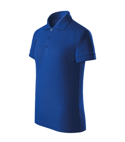 Koszulka polo dziecięca MF22 Chabrowy niebieski F22-1080254 