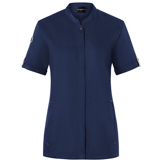 Bluza Kucharska Damska Slim Fit Oddychająca Steel Blue (ca. Pantone 2380C) KY135-540331 