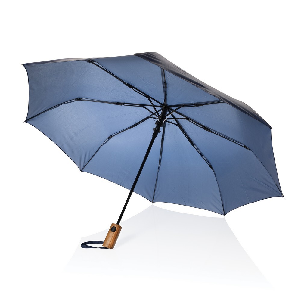 Gadżet reklamowy - Mały parasol automatyczny 21" Kaycey AWARE™ RPET