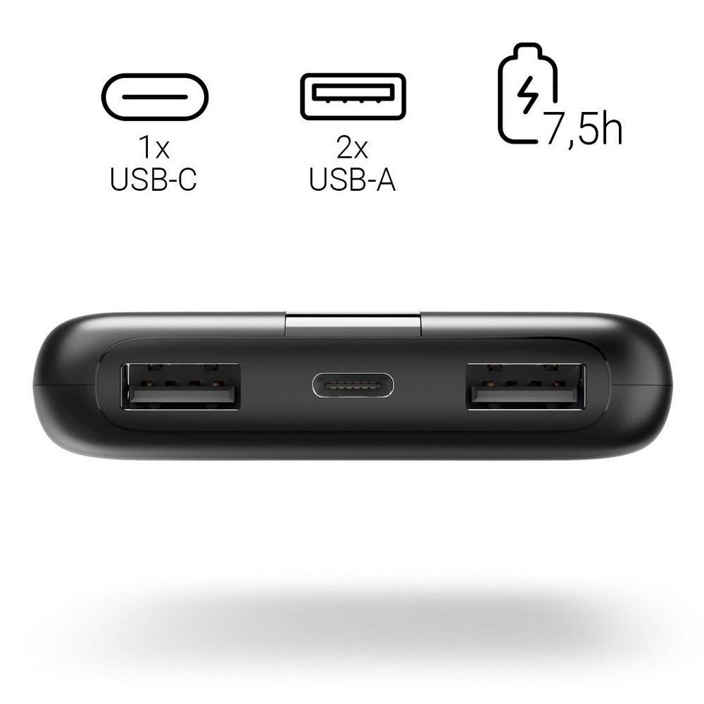 Power bank 10000 mAh Hama Power Pack Performance Czarny VH025-03 (8)