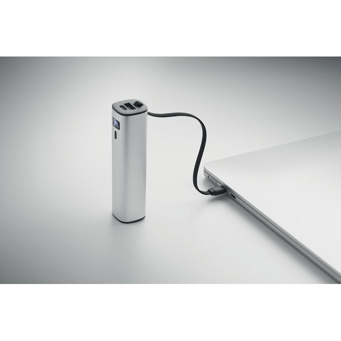 Powerbank 5000 mAh PD 20W Srebrny Mat MO3144-16 (2)