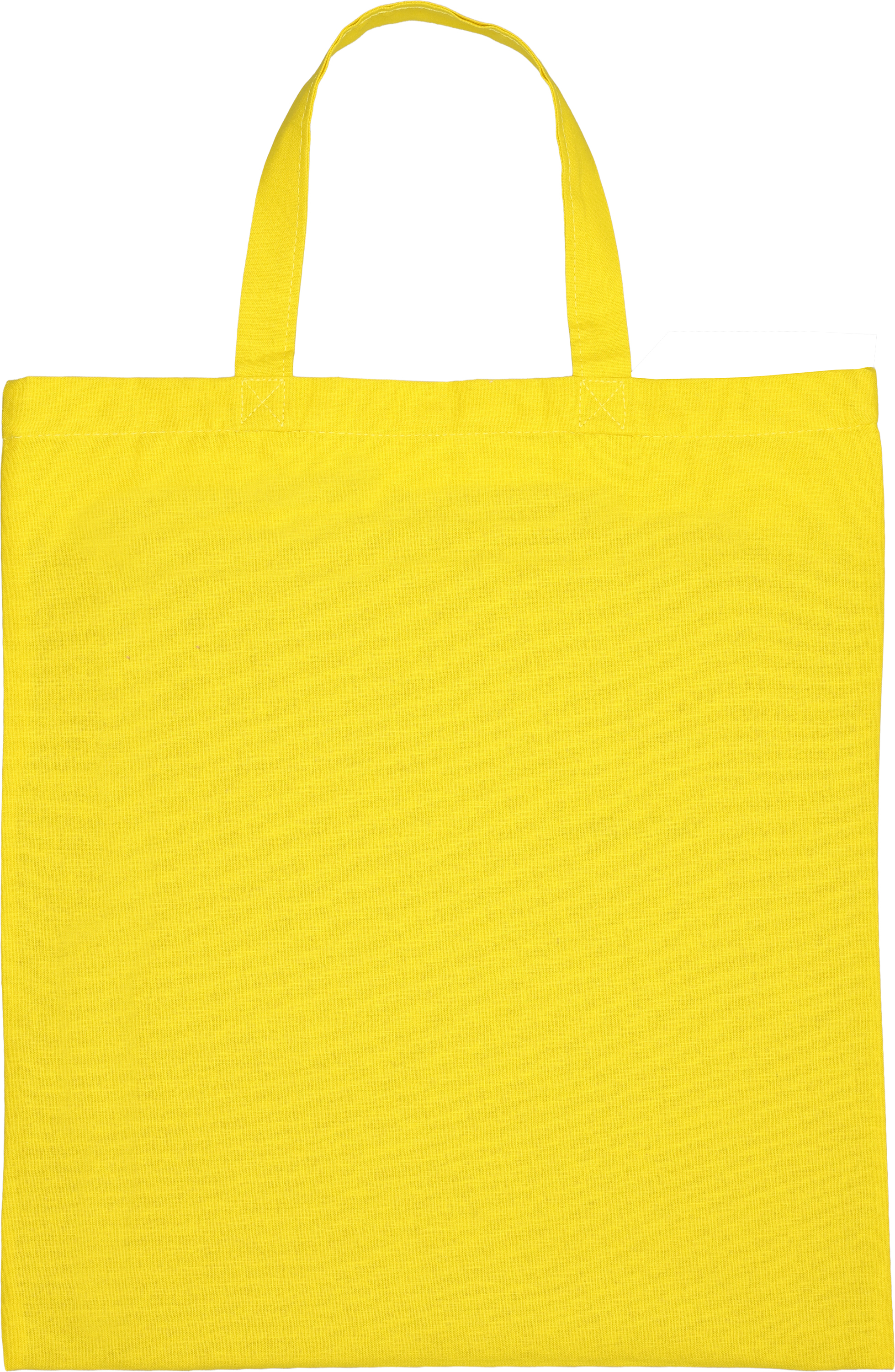 Torba bawełniana z krótkim uchem 140 g/m2 MARSHALL żółty 6068008 