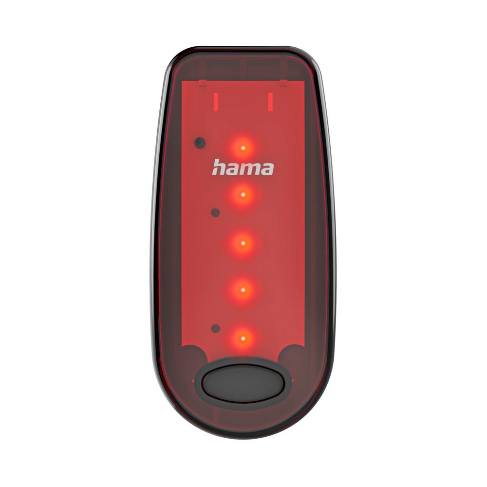 Lampka rowerowa, ostrzegawcza Hama Czarny VH052-03 (6)