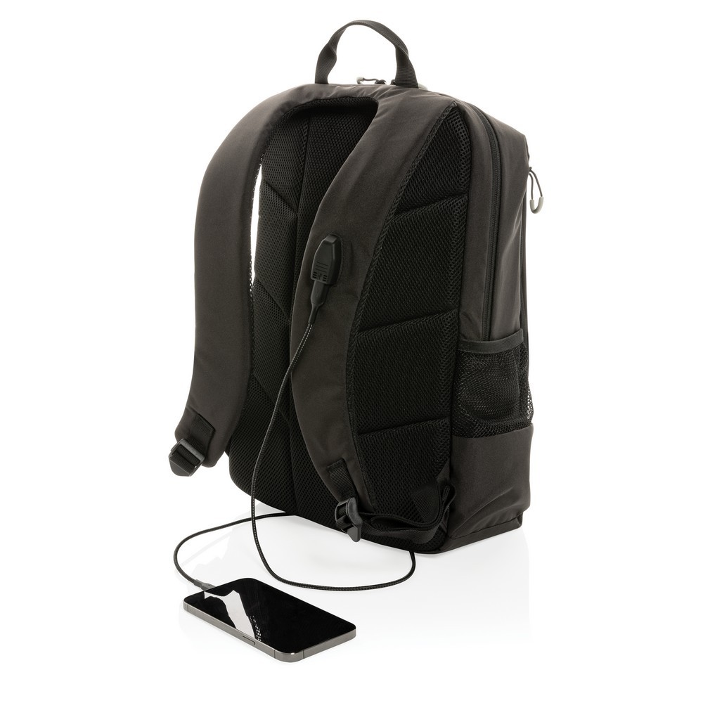 Plecak na laptopa 15,6" Swiss Peak Lima AWARE™, ochrona RFID Czarny P763.151 (4)
