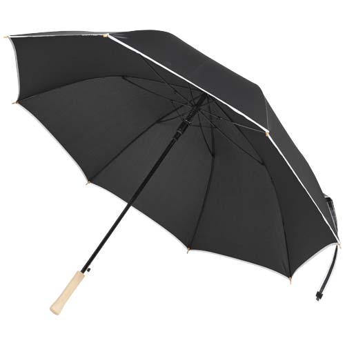 Parasol Norman 30 cali, wykonany z tworzywa sztucznego, odporny na wiatr  Czarny 13016390 (6)