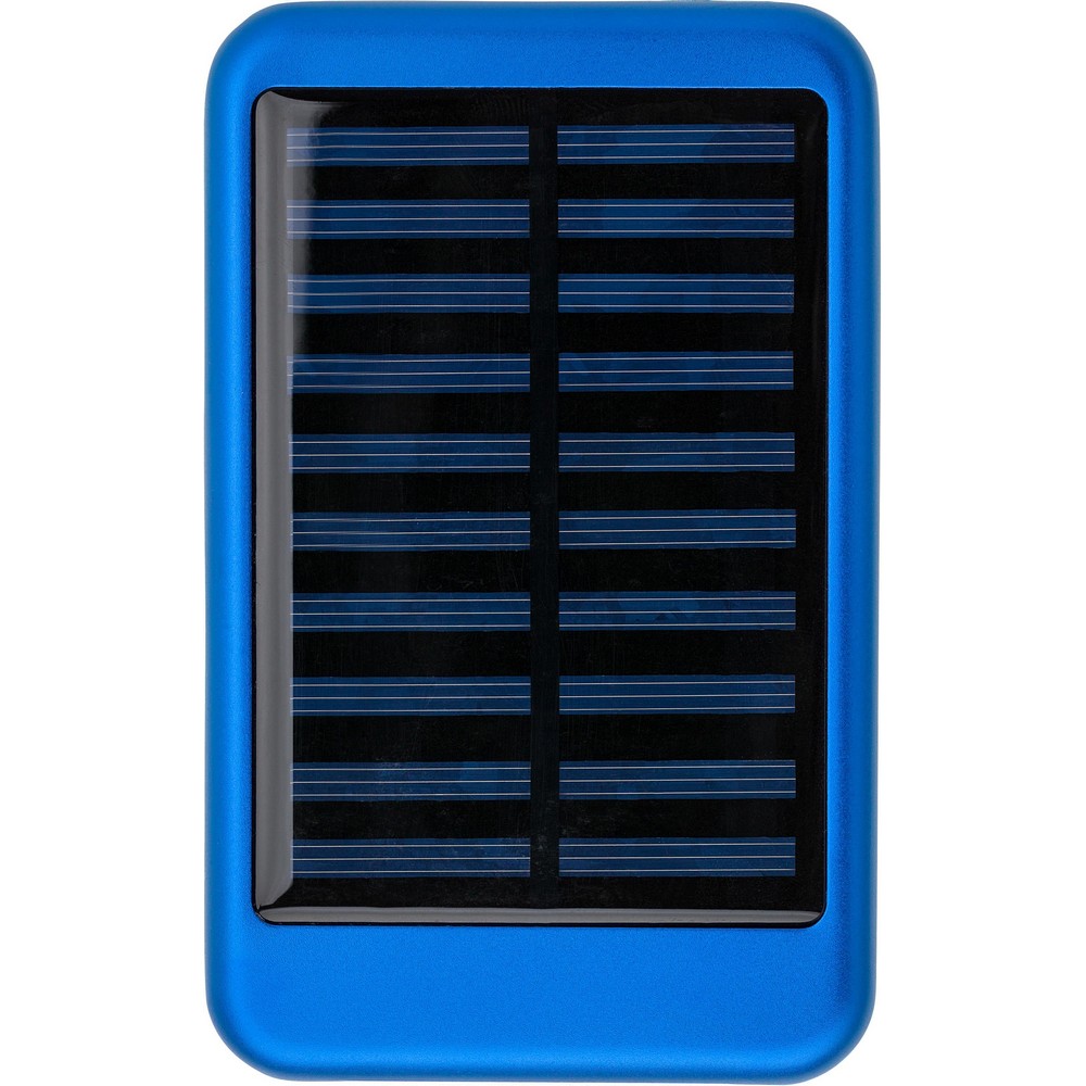 Power bank 4000 mAh z ładowarką słoneczną Niebieski VA274-11 (1)