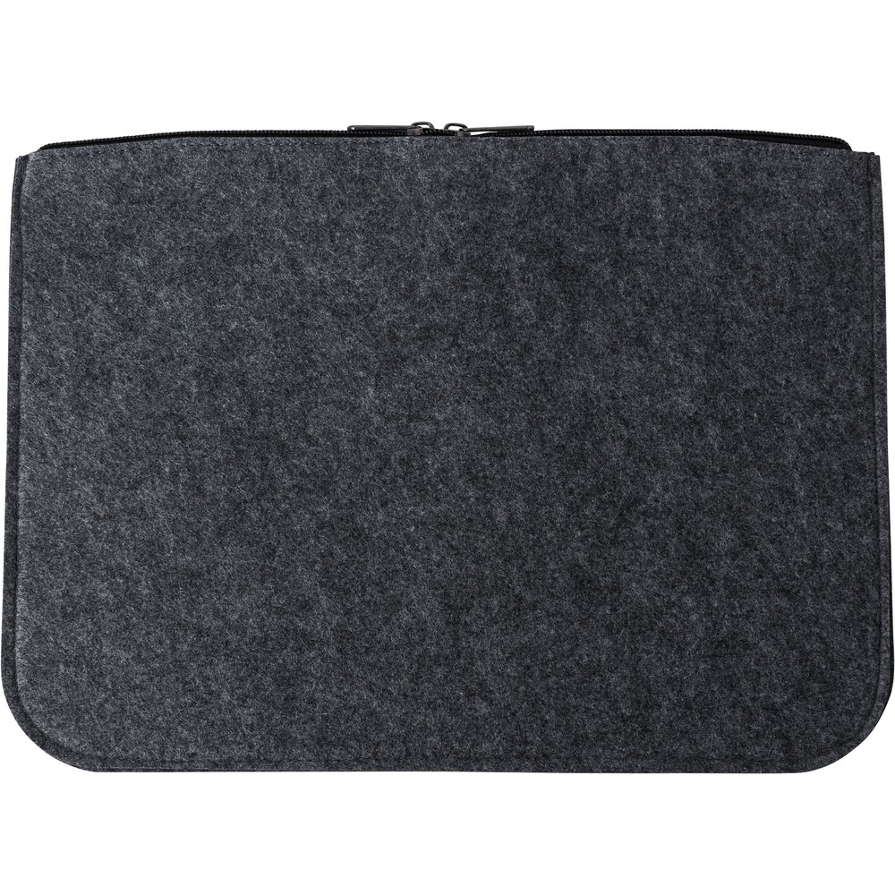 Etui na laptopa 14" z filcu RPET, teczka na dokumenty Grafitowy V1256-15 (1)
