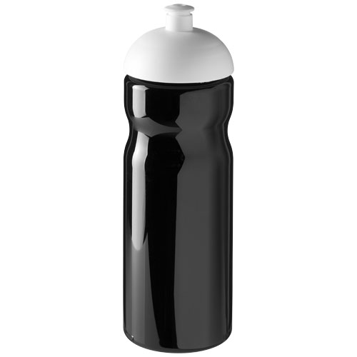 Bidon H2O Base® o pojemności 650 ml z wypukłym wieczkiem Czarny-Biały 21004712 