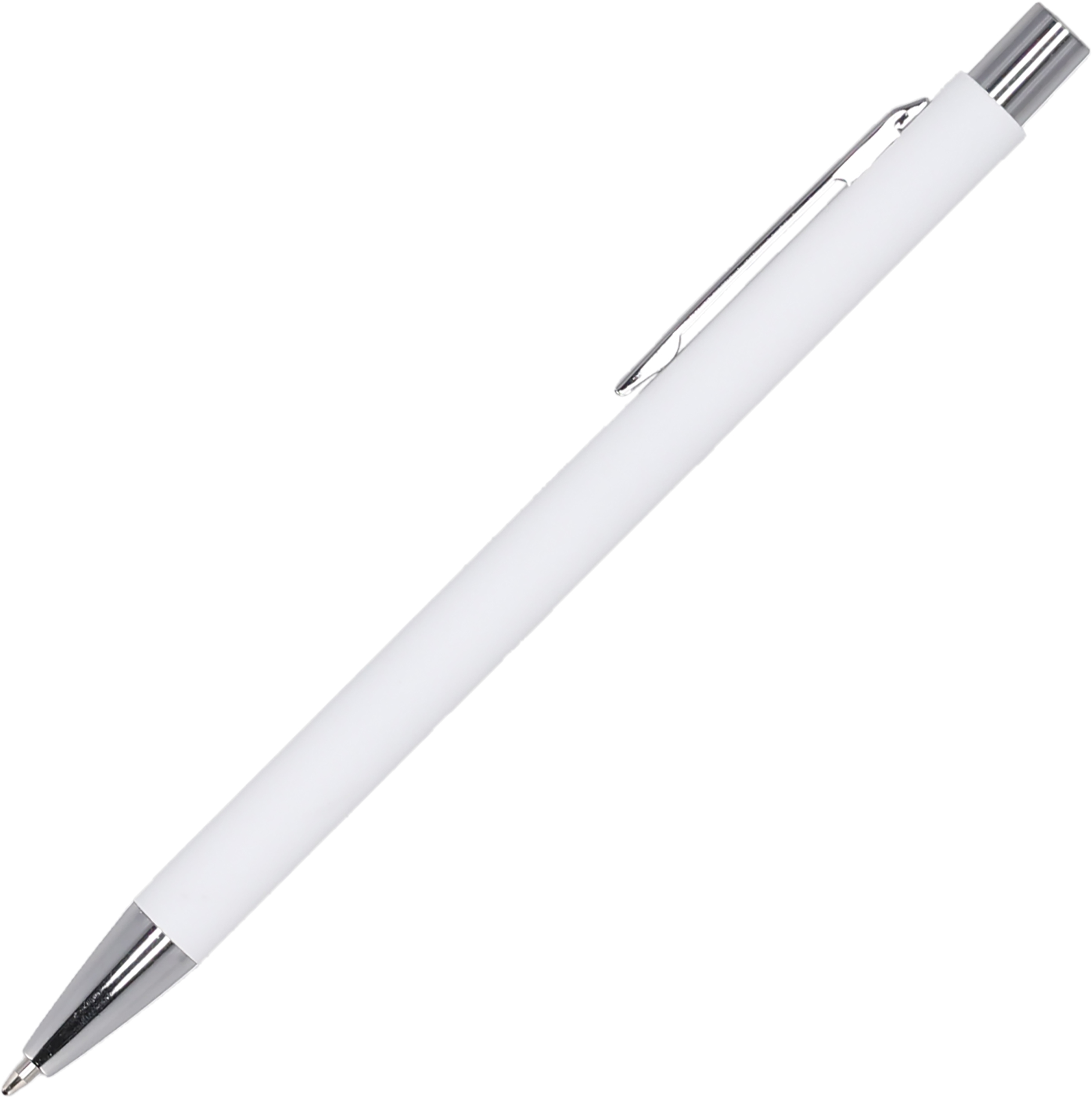 Długopis metalowy soft touch GIORGIO Biały 1368006 (1)