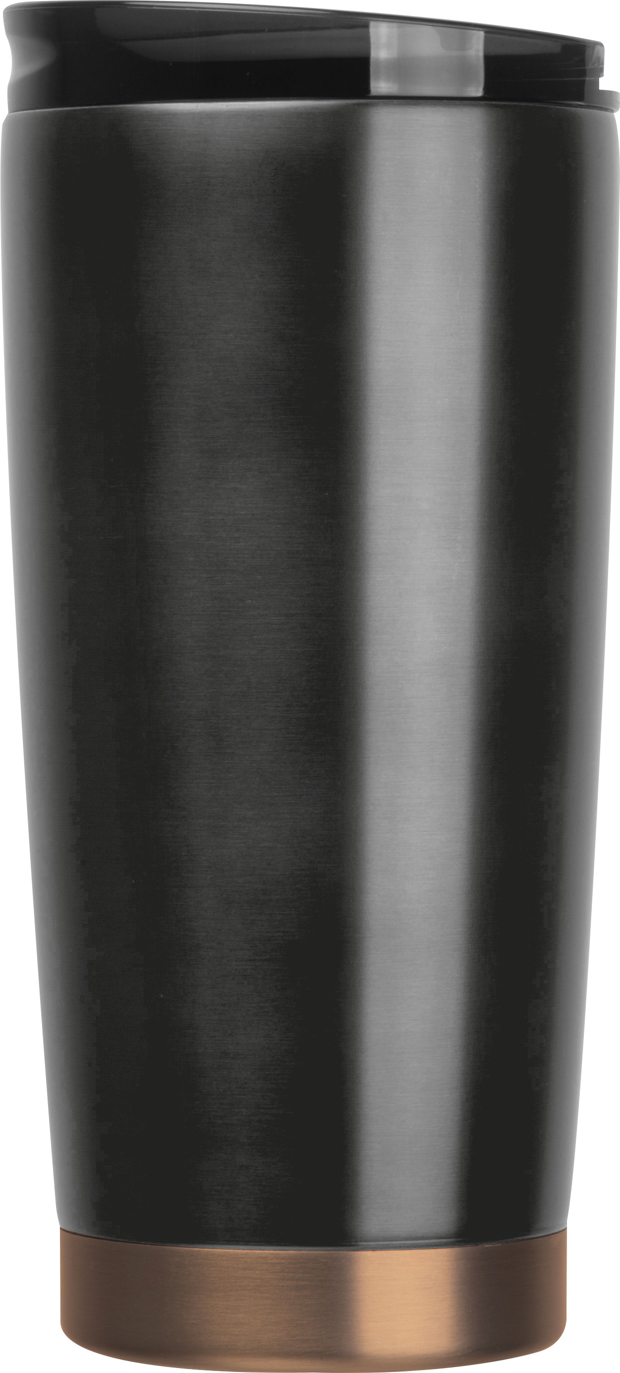 Kubek termiczny stalowy z recyklingu LA LOUVIERE MoLu 540 ml Czarny 535003 (3)
