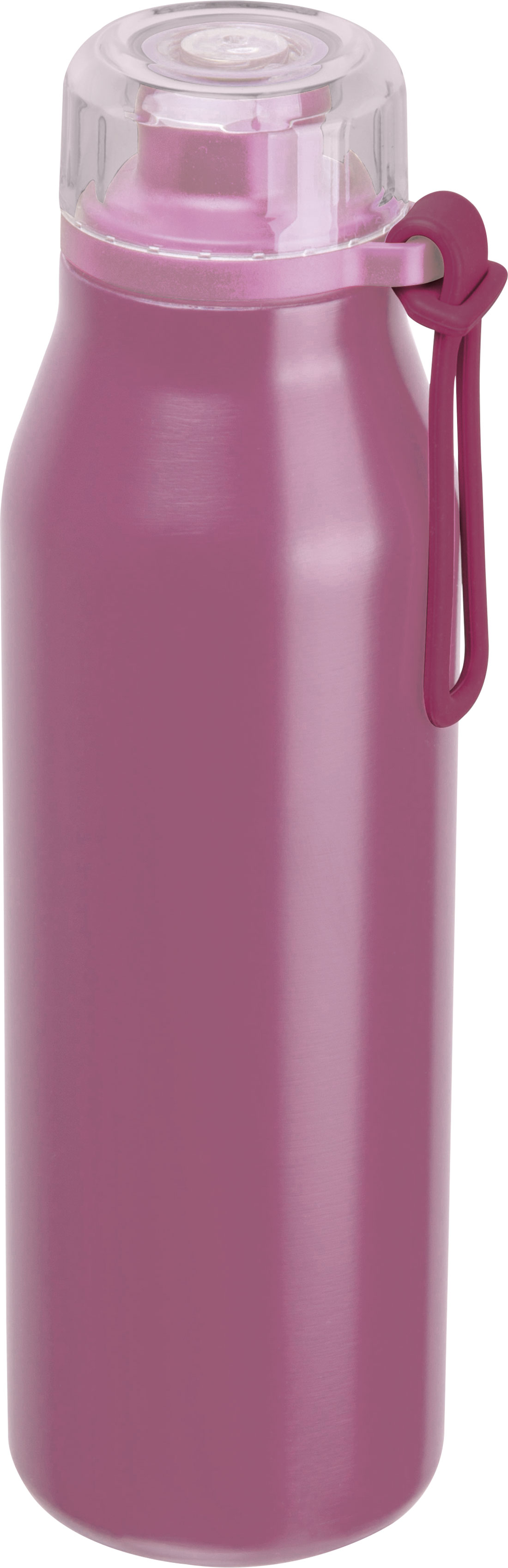 Butelka termiczna stalowa z recyklingu GRAND HAVEN MoLu 640 ml Różowy 534911 (1)