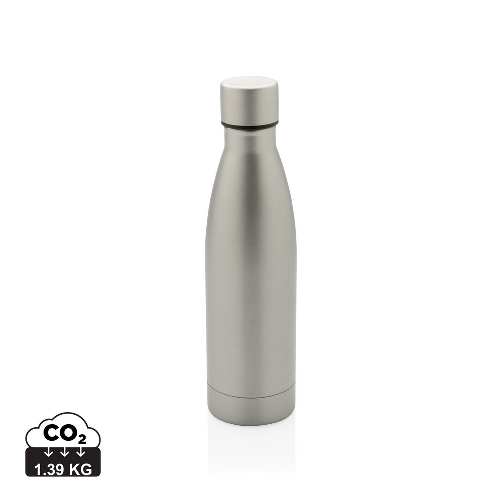 Butelka termiczna 500 ml, stal nierdzewna z recyklingu Szary P433.272 (9)