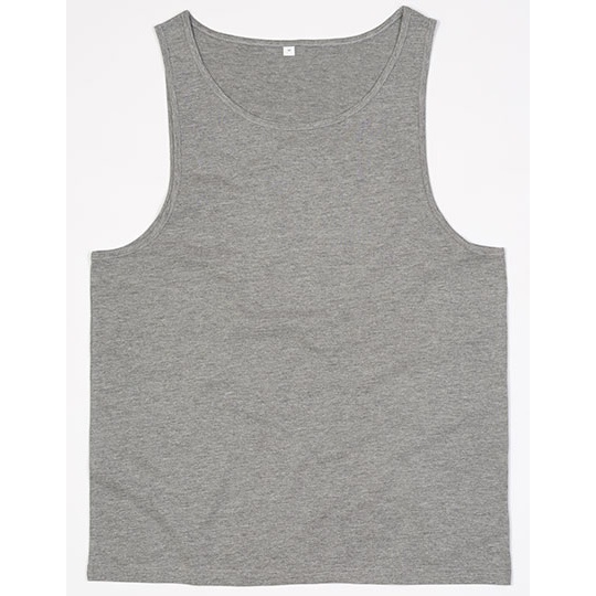 Bezrękawnik Dopasowany Bawełna Organiczna Heather Grey Melange P133-565105 