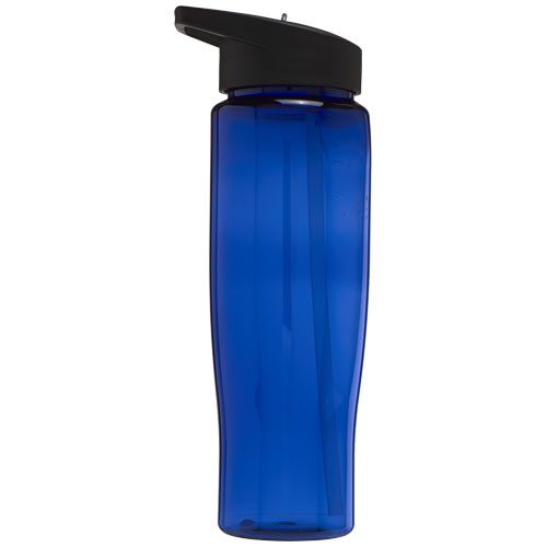 Bidon H2O Tempo® o pojemności 700 ml z wieczkiem z słomką Niebieski-Czarny 21004403 (3)