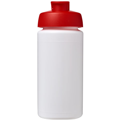 Bidon Baseline® Plus o pojemności 500 ml z wieczkiem zaciskowym i uchwytem Biały-Czerwony 21007203 (2)