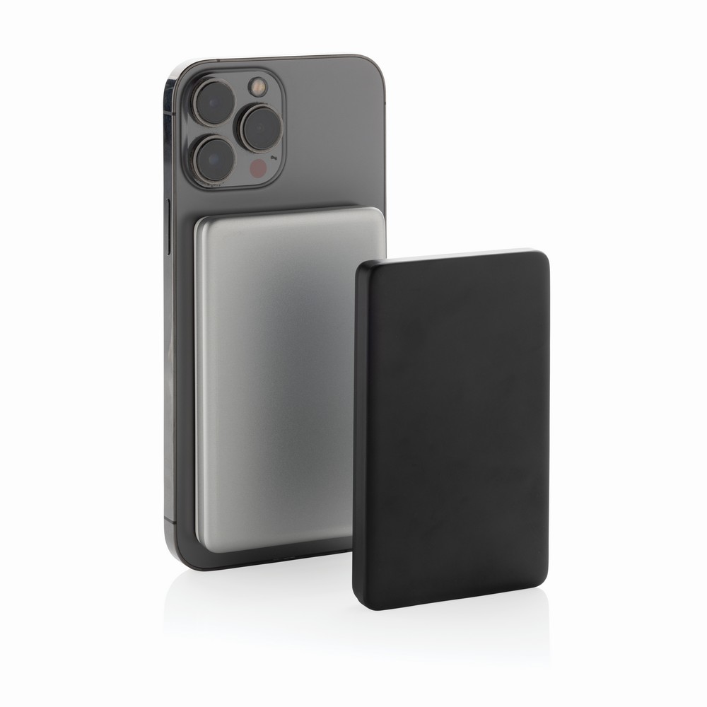 Power bank 5000 mAh, ładowarka bezprzewodowa 5W Orion Srebrny P322.6002 (7)