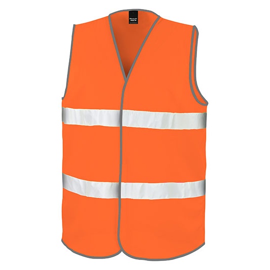 Kamizelka Ostrzegawcza Klasyczna Poliester Odblaskowa Fluorescent Orange RT200-575186 