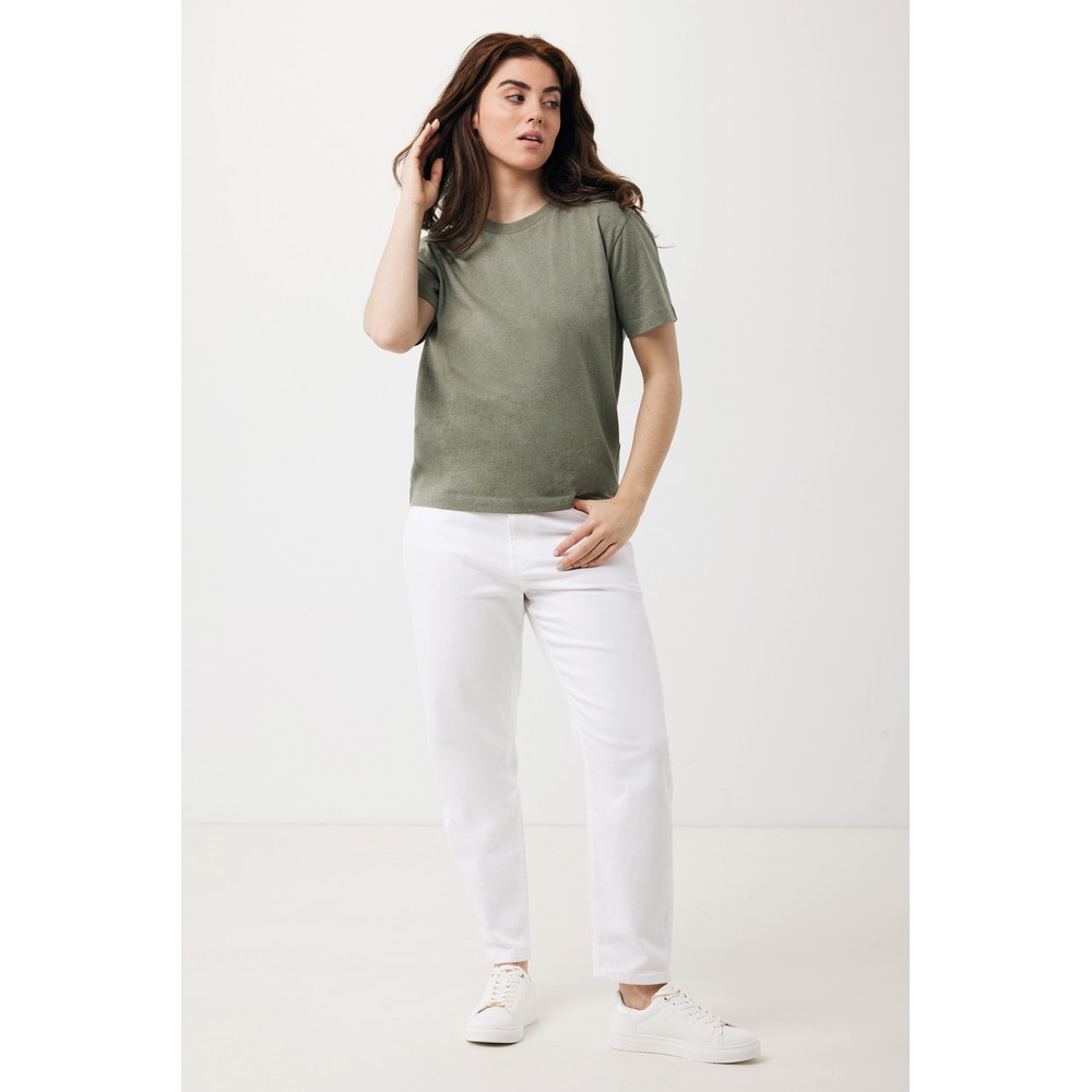 Koszulka z bawełny z recyklingu Iqoniq Teide Heather green T9105.015.XXS (11)