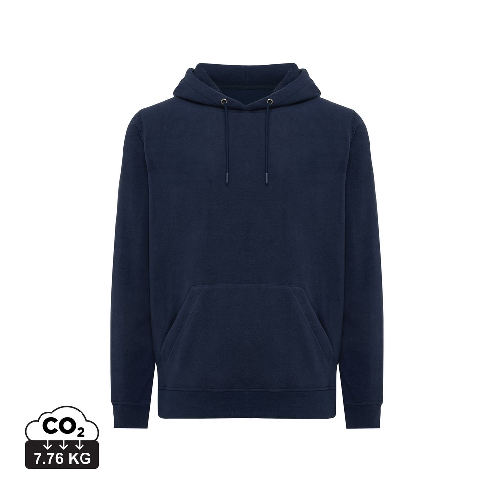 Bluza z kapturem z mikropolaru Iqoniq Trivor, RPET Niebieski T9403.002.XS (14)