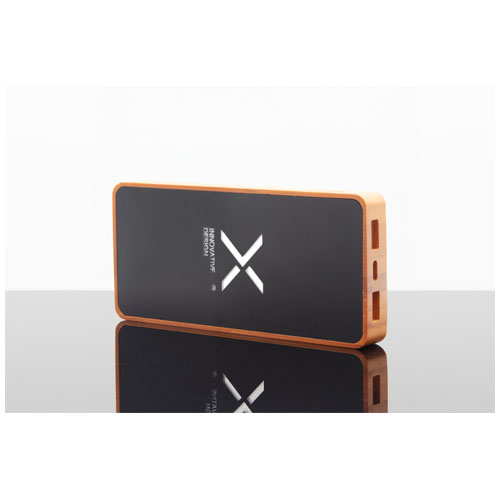 SCX.design P48 magnetyczny drewniany powerbank o pojemności 10 000 mAh i mocy 15 W Drewniany-Czarny 1PX15671 (4)
