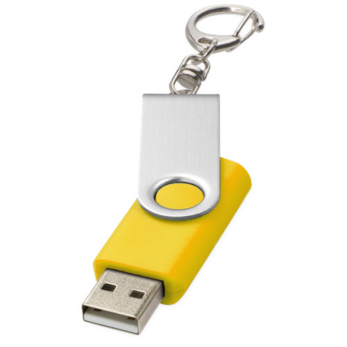 USB Rotate z brelokiem Żółty 1Z40011M 