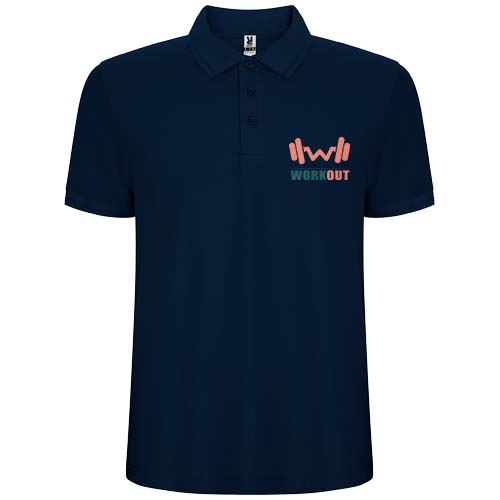 Pegaso Premium koszulka męska polo z krótkim rękawem Navy Blue R66091R5 (1)