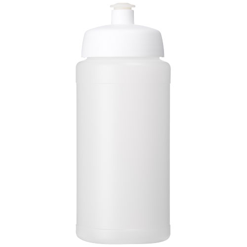 Bidon Baseline® Plus o pojemności 500 ml ze sportowym wieczkiem i uchwytem Przezroczysty-Biały 21068716 (2)