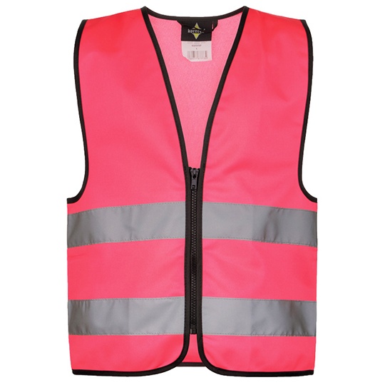 Kamizelka Dziecięca Odblaskowa Neon Pink KX201-537790 