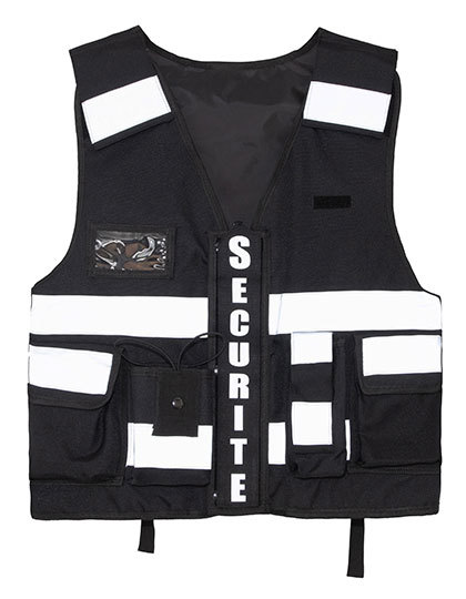Kamizelka Taktyczna Odblaskowa Poliestrowa Black KX147-995327 