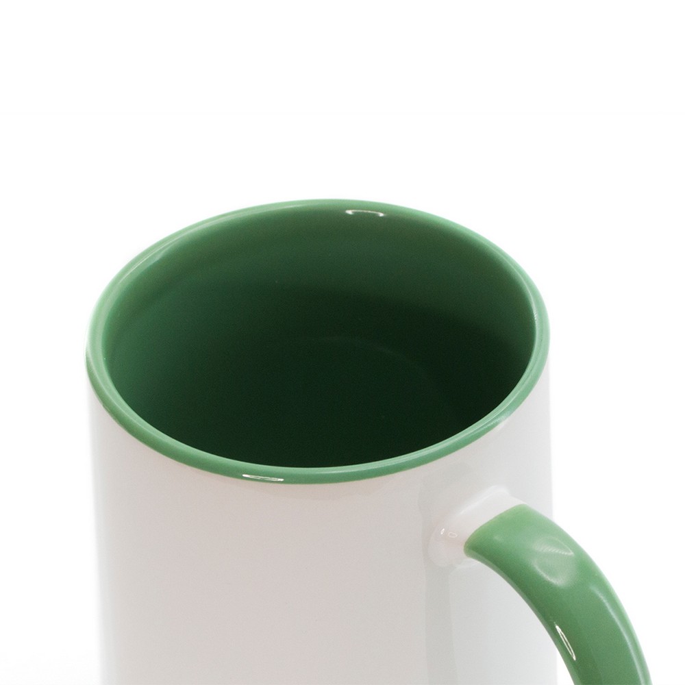 Kubek ceramiczny 350 ml Zielony V9504-06 (1)