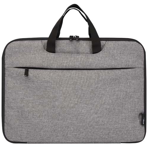 Libra etui na laptopa 2 w 1 o pojemności 3 l wykonane z materiałów z recyklingu z certyfikatem GRS Melanż szary 13008580 (2)