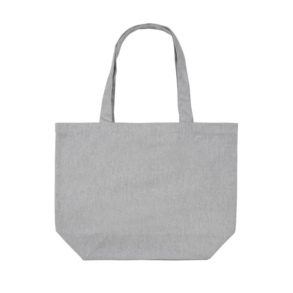 Torba na zakupy AWARE™, bawełna z recyklingu Szary P762.962 (2)