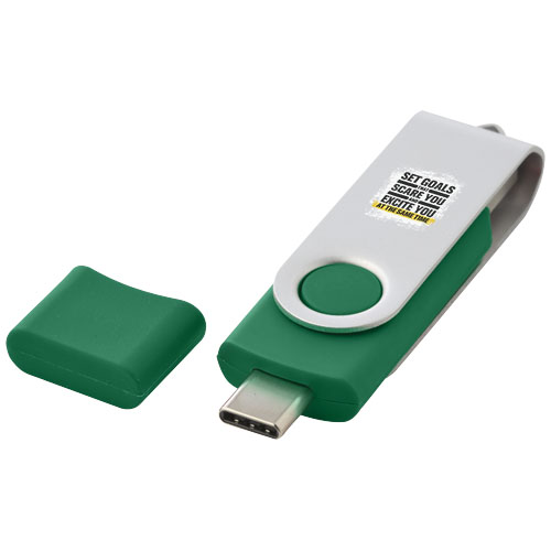 Pamięć OTG obracana USB typu C Zielony 1Z51461F (1)