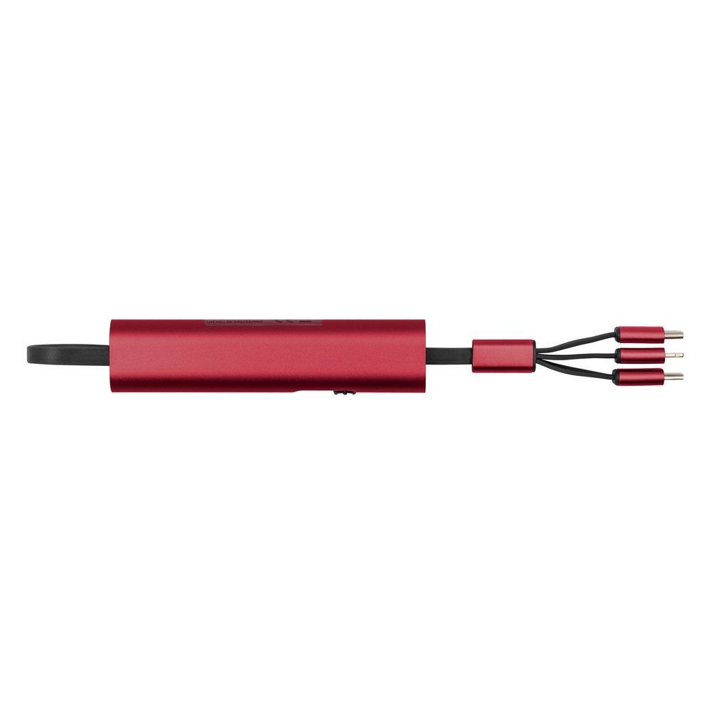 Kabel do ładowania i synchronizacji | Evelyn Czerwony V0479-05 (8)