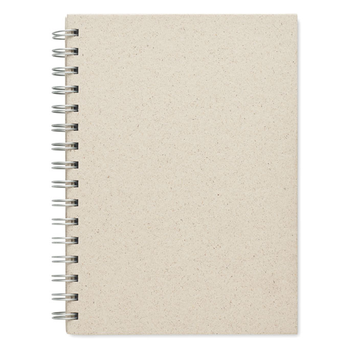 Gadżet reklamowy - Notes A5 w linie, papier z trawy