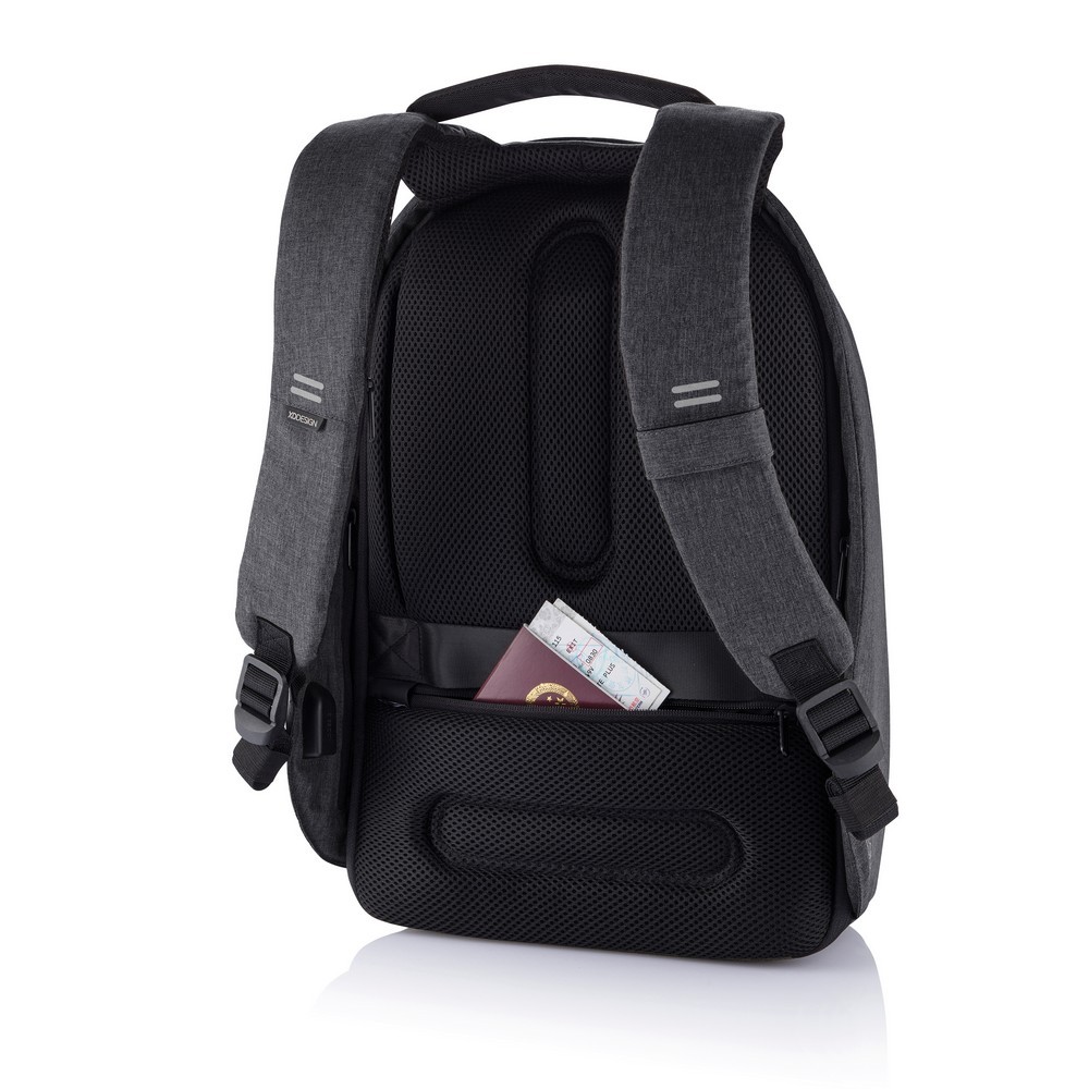 Bobby Hero Small plecak chroniący przed kieszonkowcami Szary P705.701 (8)