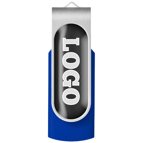 Rotate pendrive wyposażony w interfejs USB 3.0 z wypukłym nadrukiem Królewski niebieski 1Z50953L (3)