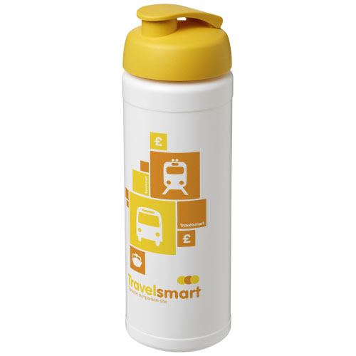 Bidon Baseline® Plus o pojemności 750 ml z wieczkiem zaciskowym Biały-Żółty 21007010 (1)