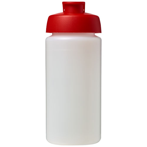 Bidon Baseline® Plus o pojemności 500 ml z wieczkiem zaciskowym i uchwytem Przezroczysty-Czerwony 21007218 (2)