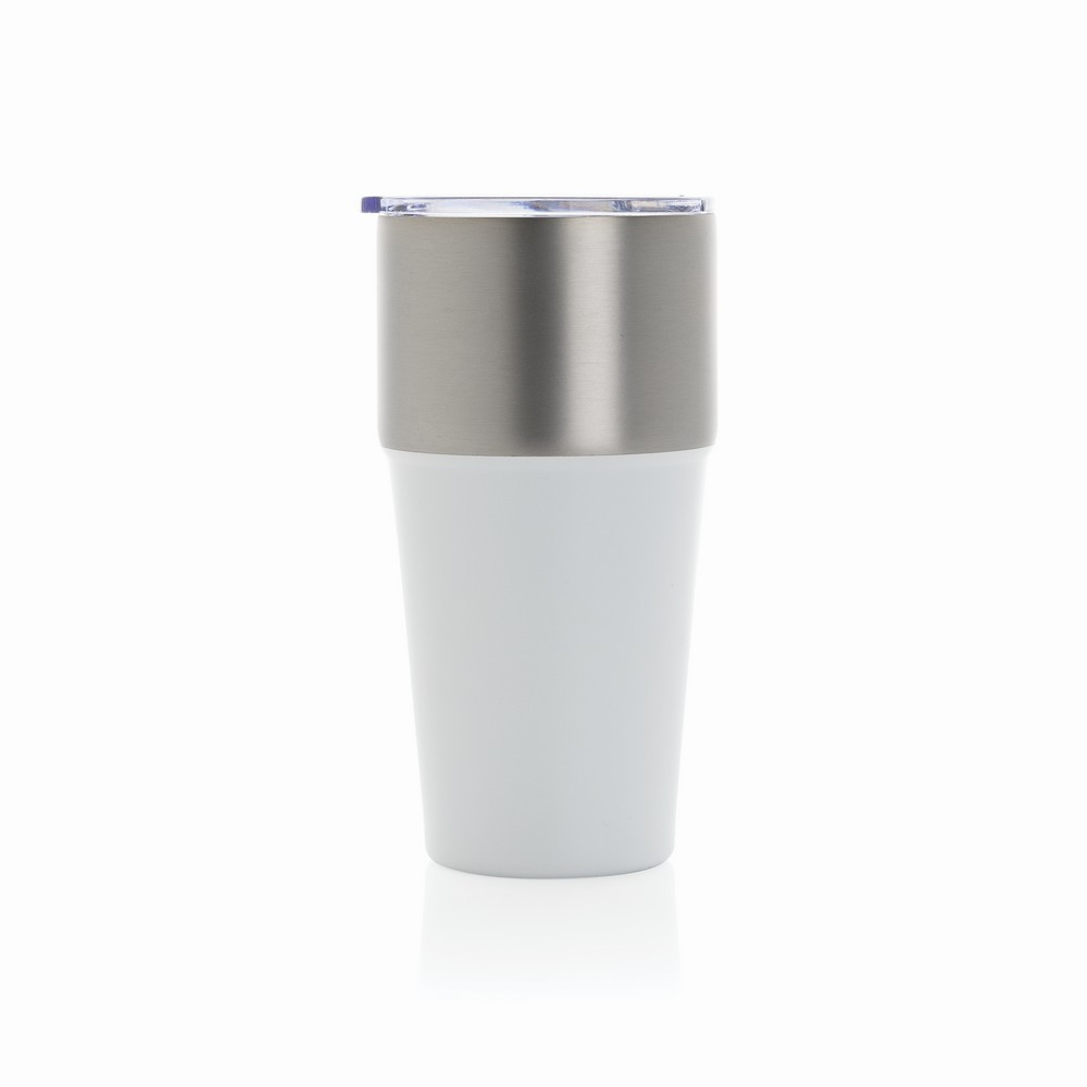 Kubek termiczny 500 ml Fluid Biały P437.1303 (1)