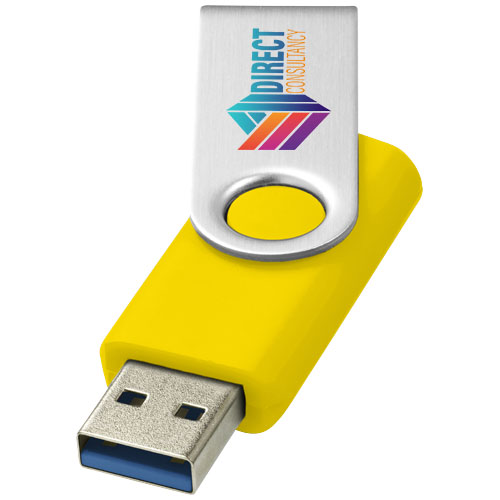 Rotate-basic pendrive wyposażony w interfejs USB 3.0 Żółty 1Z50611K (1)