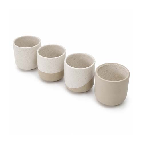 Zestaw kubków do kawy Originalhome Reclay 150 ml Biały 12643301 (5)