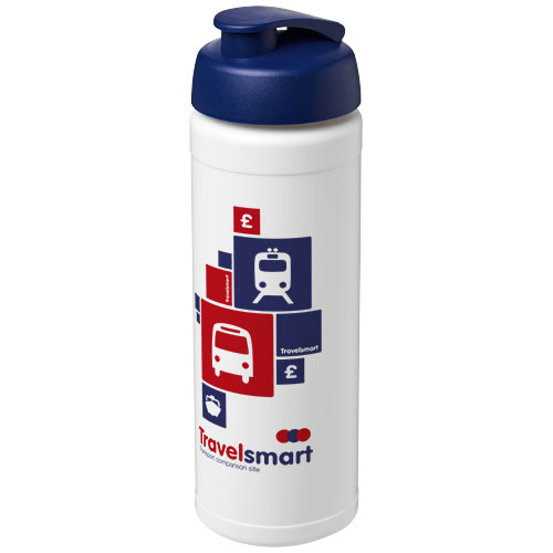 Bidon Baseline® Plus o pojemności 750 ml z wieczkiem zaciskowym Biały-Niebieski 21007002 (1)