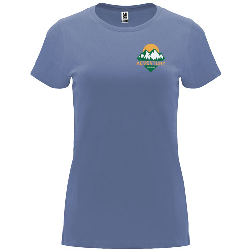 Capri koszulka damska z krótkim rękawem Blue Denim R66831K5 (1)
